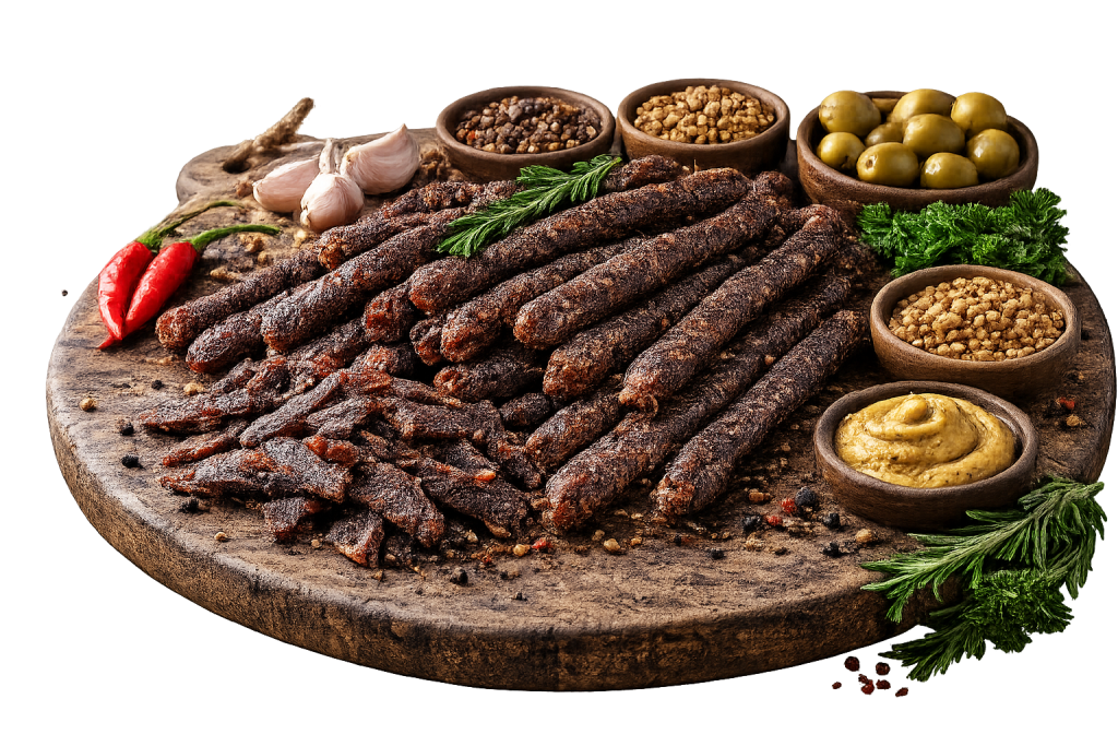 platter with deli meats